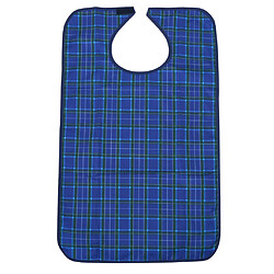 Nouveau Imperméable à L'eau Repas Repas Bib Cloth Protector Aide Aux Personnes Handicapées Tablier Bleu