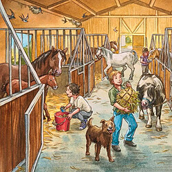 Acheter Ravensburger - 09237 6 - Puzzle - Mon Cheval Ferme - 3 x 49 Pièces