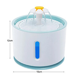 Acheter Universal Fontaine automatique pour chats 2.4L LED Alimentation électrique silencieuse d'eau avec USB Chien pour animaux domestiques Bol PET pour animaux domestiques domestiques | Fournitures d'alimentation d'eau pour chats (bleu)