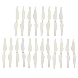 20 pièces hélice prop pour dji tello rc drone quadcopter pièces de rechange blanc