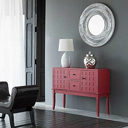 Meuble d'Entrée avec Tiroirs Alexandra House Living Rouge Bois d'épicéa Bois MDF 36 x 82 x 108 cm