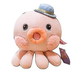 Universal Q Version Councy Colors Small Octopus Plux Toy Envoyer des filles Gift Gift 30cm Pink