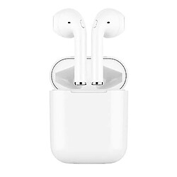 Universal Casque sans fil bluetooth chargeur boîte stéréo gratuit sac à main blanc