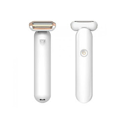 YP Select Lavable Universal Mini Portable Razor Bikini Line Épilateur Épilation Électronique Humide et Sec Rasoir-Blanc