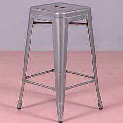 Acheter Nest Dream Tabouret empilable en acier métal (68cm) - Bistro