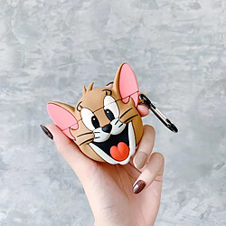 GUPBOO Airpods Coque Housse Étui Protecteur Compatible pour AirPods Pro-Dessin animé Tom Cat Jerry Souris Silicone