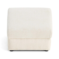 Acheter Lisa Design Bastille - pouf en tissu velours relief