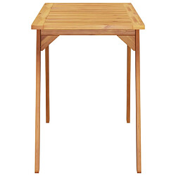 Acheter vidaXL Table à manger de jardin 110x56x75 cm bois massif d'acacia