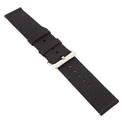 Wewoo Bracelet pour montre connectée Dragonne en toile mode simple Fitbit Versa / 2 noir pas cher