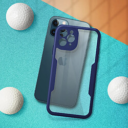 Avis Avizar Coque 360° pour iPhone 12 Pro Dos Rigide Protection Écran Souple Contour bleu