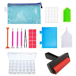 22 Pièces 5D Bricolage Diamant Peinture Accessoires Diamant Peinture Outils Kit pas cher