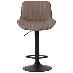 Non Tabouret de bar Lentini tissu noir