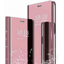 Coque Folio Rabat Miroir Rose + 2 Verres Trempes Pour Samsung Galaxy s21 5G Little Boutik®