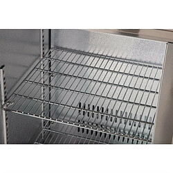 Arrière Bar Réfrigéré en Inox 3 Portes - 300 L - Polar pas cher