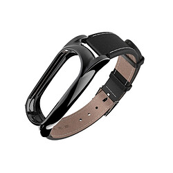 Avis Wewoo Bracelet en cuir pleine fleur Mijobs pour bracelet Xiaomi Mi Band 3 à bracelets magnétiques sans vis Bracelet intelligent Remplacement des accessoires, hôte non inclus