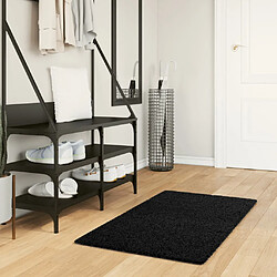 vidaXL Tapis OVIEDO à poils courts noir 60x110 cm