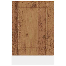 Avis vidaXL Panneau de lave-vaisselle Porto vieux bois 45x1,5x67 cm