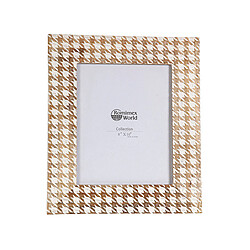 Cadre photo Romimex Blanc Naturel Bois de manguier Bois MDF 20 x 25 x 2 cm