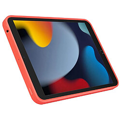 Coque en silicone antichoc rouge pour votre iPad 10.2 (2021)/(2020)/(2019)