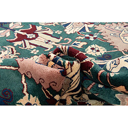 Avis Vidal Tapis de laine 357x251 vert Tabriz