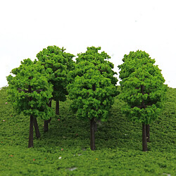 80PCS Modèle Arbre Échelle Train HO Paysage Jouet Décoration Mini Scène Train 1:250