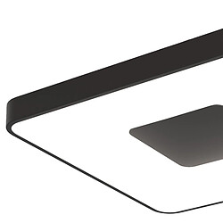 Avis Inspired Plafonnier Carré 100W LED Avec Télécommande 2700K-5000K, 6000lm, Noir, 3 ans de Garantie