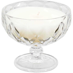 The Home Deco Factory Bougie parfumée senteur iris coupelle en verre 12 cm.