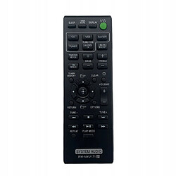 GUPBOO Télécommande Universelle de Rechange Pour Sony CMT-BT60 CMT-SBT100 CMT-SBT100B Système Audi