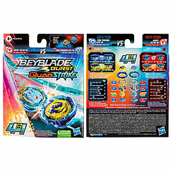 Acheter Disney Beyblade Burst QuadStrike Dual Pack, Pack de 2 toupies de compétition Komet Helios H8 and Tidal Pandora Epic P8