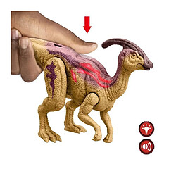 Mattel Jurassic World Epic Evolution - Figurine Wild Roar Parasaurolophus