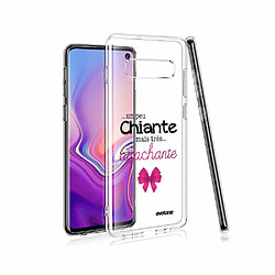 Evetane Coque Samsung Galaxy S10 Plus 360 intégrale avant arrière transparente pas cher