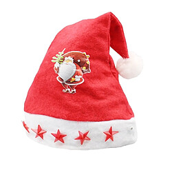 Wewoo Décoration de Noël à porter de Tissu Nappé Santa Hat Light Enfants à cinq branches motif Dressing chapeau, livraison aléatoire