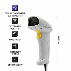 Laser scanner 1D, USB white pas cher