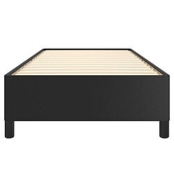 Acheter vidaXL Cadre de lit sans matelas noir 90x190 cm similicuir