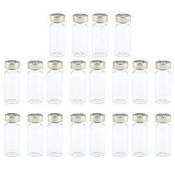 Avis 40x Vide Rechargeable Bouteille de Crème Echantillons en Verre Réservoir à Tube à Essai pour Poudre Huiles Essentielles