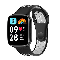 Kit Bracelet En Silicone Lisse Avec Boucle + SportyStyle Phonecare Pour Amazfit Bip 3 - Noir / Noir Gris