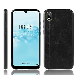 Wewoo Coque Pour Huawei Y5 2019 / Honor 8X antichoc couture peau de vache motif PC + PU + TPU noir