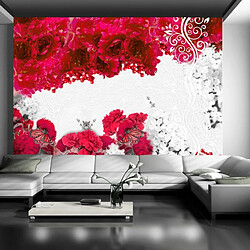 Paris Prix Papier Peint Colors of Spring : Red 105 x 150 cm