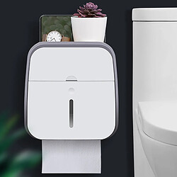 Universal Porte-papier de toilette multifonctionnel Boîte de rangement de mouchoirs de toilette étanche Stickers muraux créatifs Produits de toilette Accessoires de salle de bains | Porte-papier