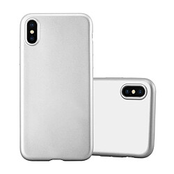 Cadorabo Coque iPhone X / XS Etui en Argent