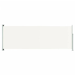 vidaXL Auvent latéral rétractable de patio 220x600 cm Crème