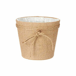 Ibergarden Cache-pot Lien Marron Tissu 19,5 x 17,5 x 19,5 cm (24 Unités)