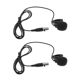 Microphone Lavalier XLR 4 Broches Clip-On Mic