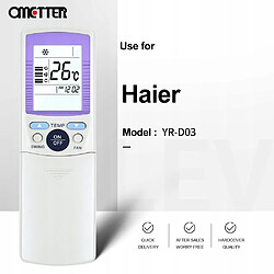 GUPBOO Télécommande Universelle de Rechange pour Haier télécommande climatiseur YR-D03