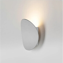 Stoex Applique Murale D'Intérieur Nordique Blanche Applique Murale Led Moderne Applique Murale Pour Salon, Bureau, Chambre À Coucher, Balcon, Blanc Chaud