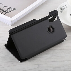 Acheter Wewoo Coque Housse en cuir pour miroir Xiaomi Mi 8 SE avec support noir