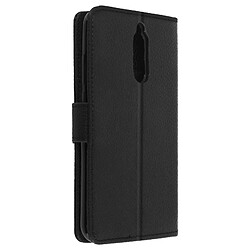 Avizar Etui Huawei Mate 10 Lite Housse Clapet Portefeuille Noir - Fonction support