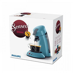 Acheter Machine a Cafe dosette SENSEO ORGINAL Philips HD6553/21, Booster d'arômes, Crema plus, 1 ou 2 tasses, Bleu Gris