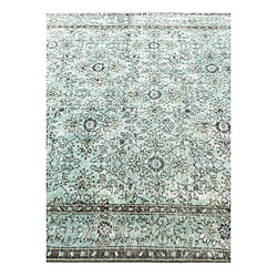 Vidal Tapis de laine 300x178 vert Ultra Vintage pas cher