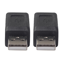 Lot De 2 Adaptateurs D'imprimante Connecteur USB Type A Mâle Vers USB Type B Femelle pas cher